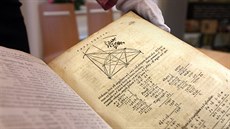 První vydání slavného díla Johannese Keplera Astronomia Nova z roku 1609 ze...