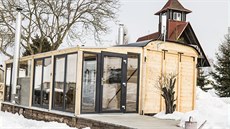 Díky zimní zahradě nabízí „wagon house“ obytnou plochu přibližně 40 metrů...