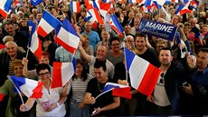 Krajn pravicová kandidátka na francouzskou prezidentku Marine Le Penová
