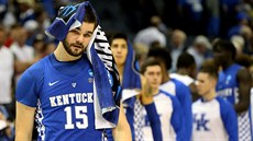 Isaac Humphries z Kentucky, z vyazení ve tvrtfinále NCAA je stejn zklamaný,...