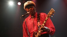 Chuck Berry v praské Lucern v roce 2005