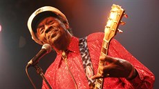 Afroamerický zpvák, skladatel a kytarista Chuck Berry, jen ve druhé polovin 50. let svými skladbami definoval nový styl zaloený na elektrické kytae.