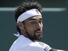 Fabio Fognini v utkání proti Rafaelu Nadalovi na turnaji v Miami.