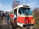 V sobotu Prahou projel ku píleitosti vzniku nové linky 23 tramvajový prvod....