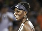 Venus Williamsová ve tvrtfinále turnaje v Miami.