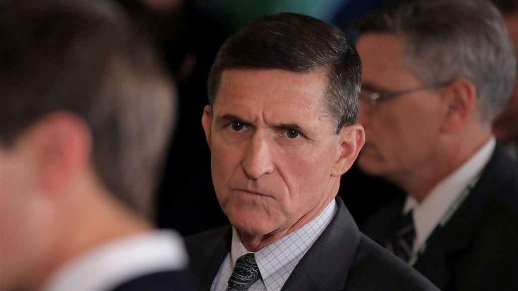 Bývalý Trump�v bezpe�nostní poradce Michael Flynn. (10.2. 2017)