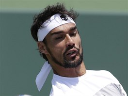 Fabio Fognini v semifinle turnaje v Miami.