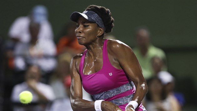 Venus Williamsov v semifinle turnaje v Miami.