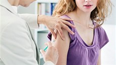 Okování proti HPV (ilustraní fotografie