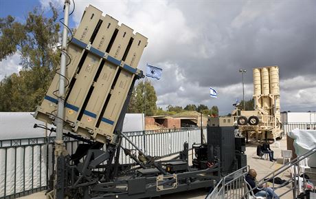 Izraelský protiraketový obranný systém zvaný Davidv prak, který vyvinul ve...