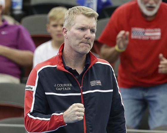 Jim Courier - kapitán daviscupového výbru USA.