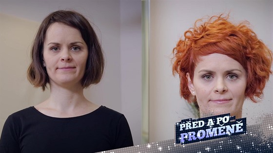 Ivana ped promnou a po ní. Nový úes záí do dálky.