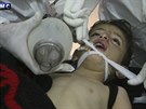 Chemický útok v Sýrii si vyádal desítky obtí. Velkou ást tvoily eny a...