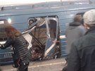 Následky exploze v petrohradském metru (3. dubna 2017)