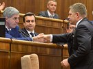 Slovenský parlament zruil dvacet let staré Meiarovy amnestie. Vlevo éf...