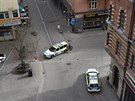 Centrum Stockholmu steí policie (7. dubna 2017)