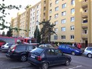 Krátce ped estou hodinou veer vypukl poár v jednom z byt v Ovárské ulici...