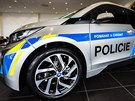 Ti elektomobily BMW i3, které byly zapjeny policii.