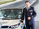 Policejní prezident Tomá Tuhý pebral zapjené elektromobily BMW i3.