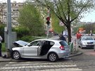 Nkolik kilometr ujídl po Praze idi BMW, kdy se snail prchnout policejní...