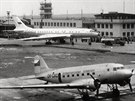 Ruzyské letit v roce 1957