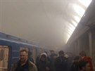 Metrem v Petrohrad otásla exploze