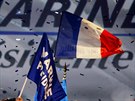 Pedvolební mítink Marine Le Penové v Bordeaux (2. dubna 2017).