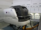 Nový simulátor letounu L410 v praském výcvikovém stedisku CATC vypadá jako...