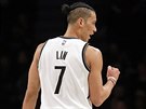 Jeremy Lin v dresu Brooklynu Nets