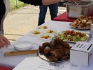 Nab�dka atrakc� na pra�sk�m Blaf Food Festu byla opravdu pestr�.