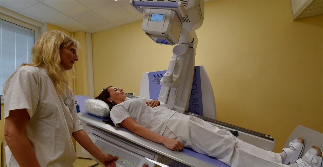 Nová rentgen radiodiagnostického oddělení sokolovské nemocnice.