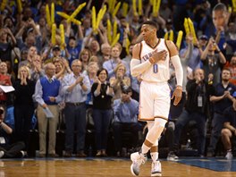 SRDEN ZLEITOST. Divci naden aplauduj - Russell Westbrook z Oklahoma...