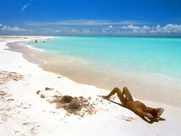 tvrté místo - Playa Paraiso, ostrov Cayo Largo, Kuba. Ostrov Cayo Largo mnozí...
