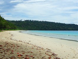 Osmé místo - Radhanagar Beach, ostrov Havelock, Andamanské ostrovy (souostroví...