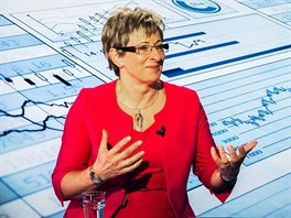 Marta Nováková ze Svazu obchodu a cestovního ruchu v pořadu Rozstřel (7. dubna...