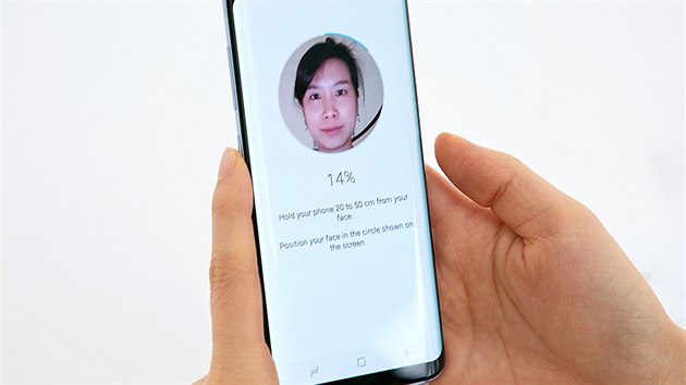 Funkce rozpoznávání obličeje na novém Samsungu Galaxy S8