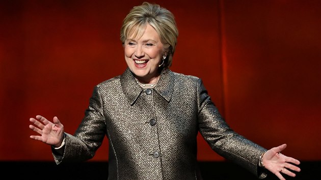 Hillary Clintonov na svtovm summitu en v New Yorku (6. duben 2017).
