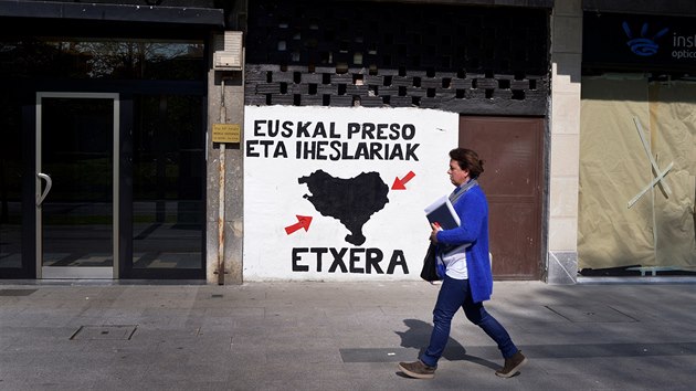 Separatistick organizace Baskicko a jeho svoboda (ETA) zaala s odzbrojovnm.