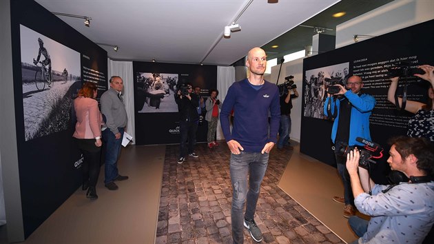 Tom Boonen a jeho posledn pedzvodn tiskov konference.