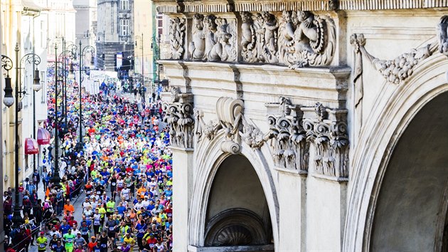 Momentka z Pražského půlmaratonu