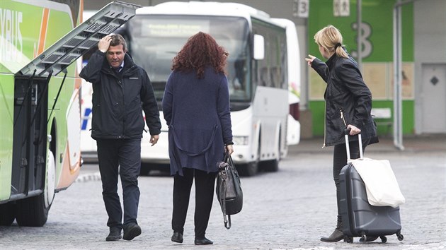 Praské autobusové nádraí Florenc.