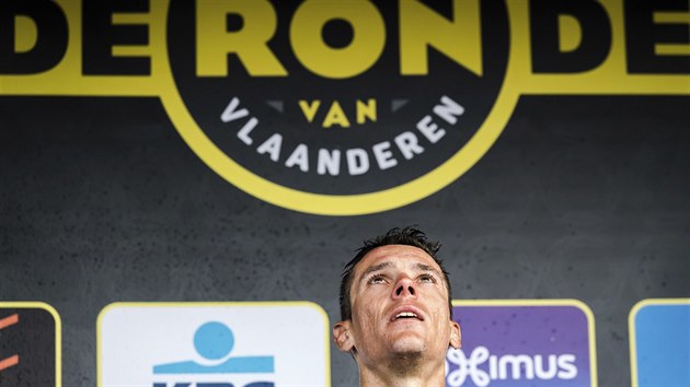 Philippe Gilbert po triumfu v zvodu Kolem Flander