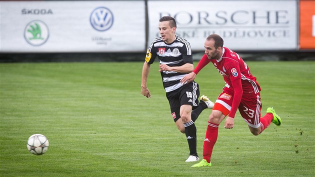 Momentka ze zpasu esk Budjovice vs. Olomouc (erven)