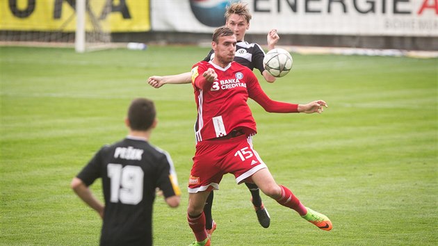 Momentka ze zpasu esk Budjovice vs. Olomouc (erven)