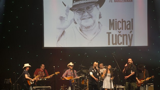 Divokej Bill na galakoncertu pro Michala Tučného (Lucerna, Praha, 4. dubna 2017)