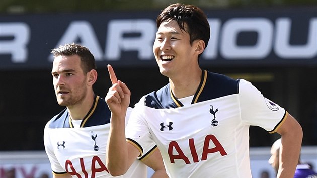 HVĚZDA ZÁPASU. Hung-min Son v utkání proti Watfordu zazářil, na výhře Tottenhamu se podílel dvěma góly a asistencí.