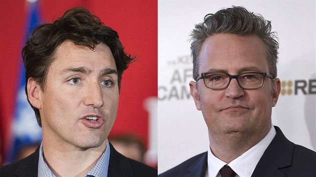 Justin Trudeau a Matthew Perry