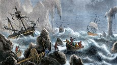 Zkáza Beringovy expedice u Aleutských ostrov v roce 1741