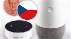 Jak si asistentky Google Home a Amazon Echo Dot poradí s etinou a eskými...
