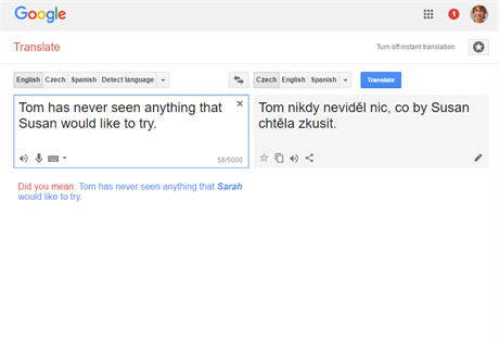 Google Translate nyn pekld po celch vtch i z etiny a do etiny